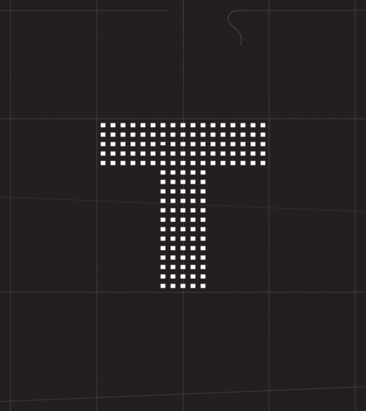 Animated GIF of the T Monogram